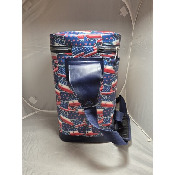 Vineyard Vines Blue Whale 10 Can Capacity Cooler Shoulder Bag pre Owned - Picture 4 of 9